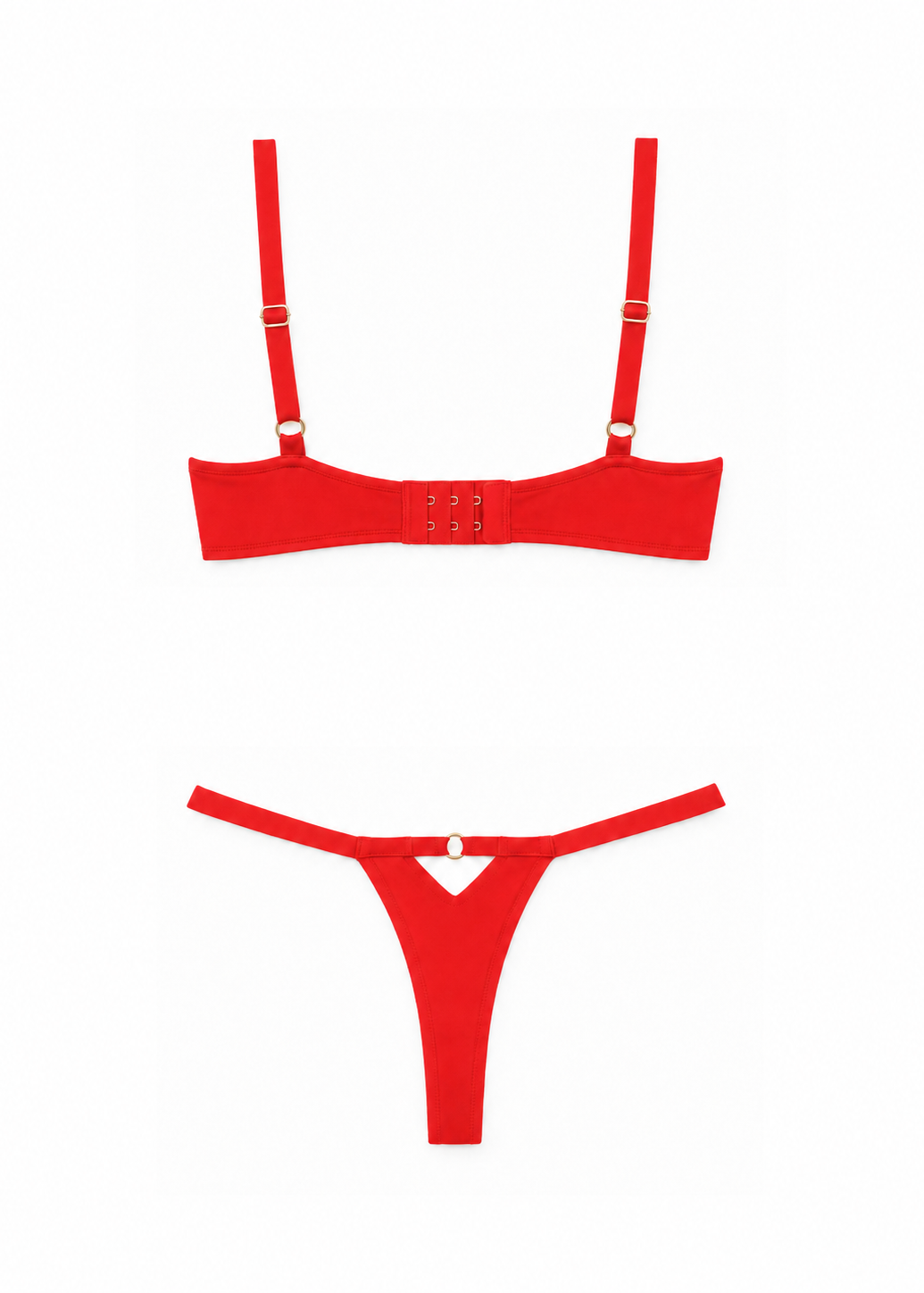 Stretch T-shirt Bra & Thong Alexis