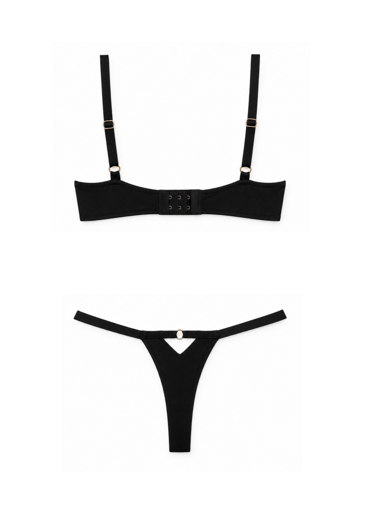 Stretch T-shirt Bra & Thong Alexis