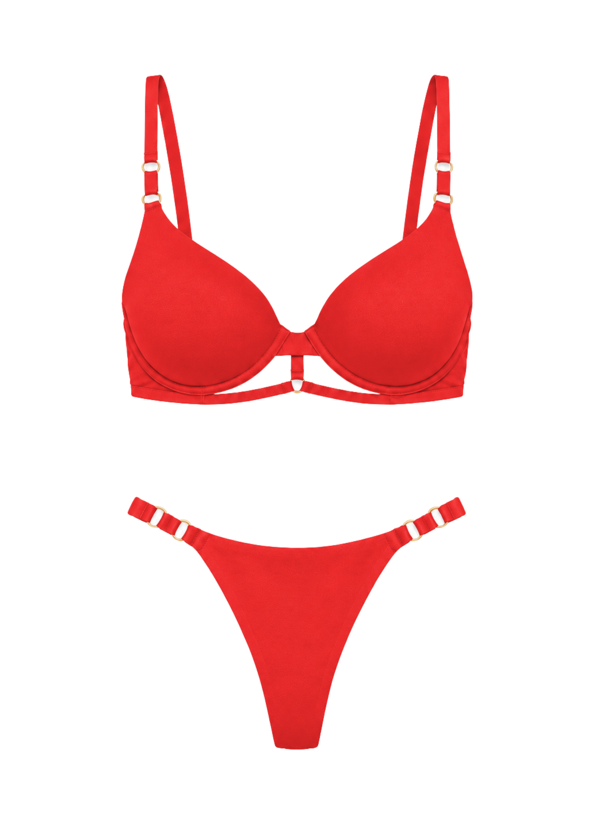 Stretch T-shirt Bra & Thong Alexis