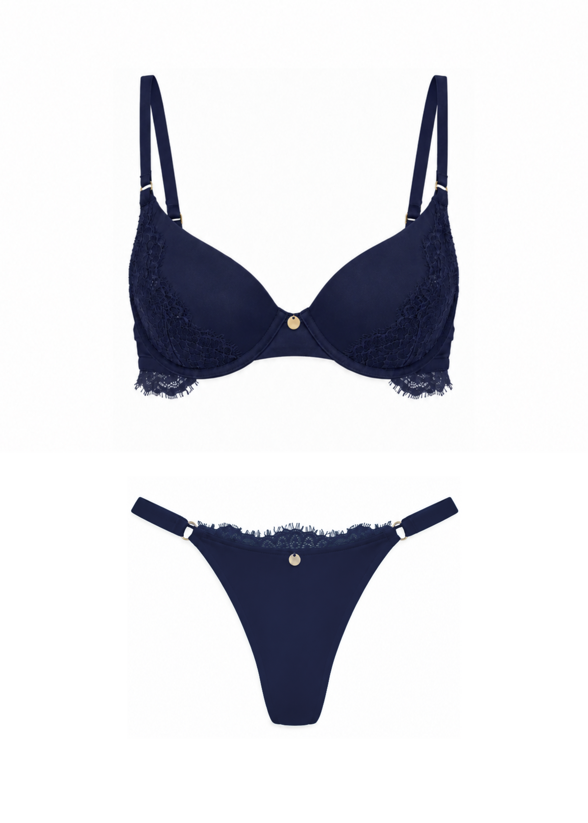 Soft Lace Bra & Thong Danielle