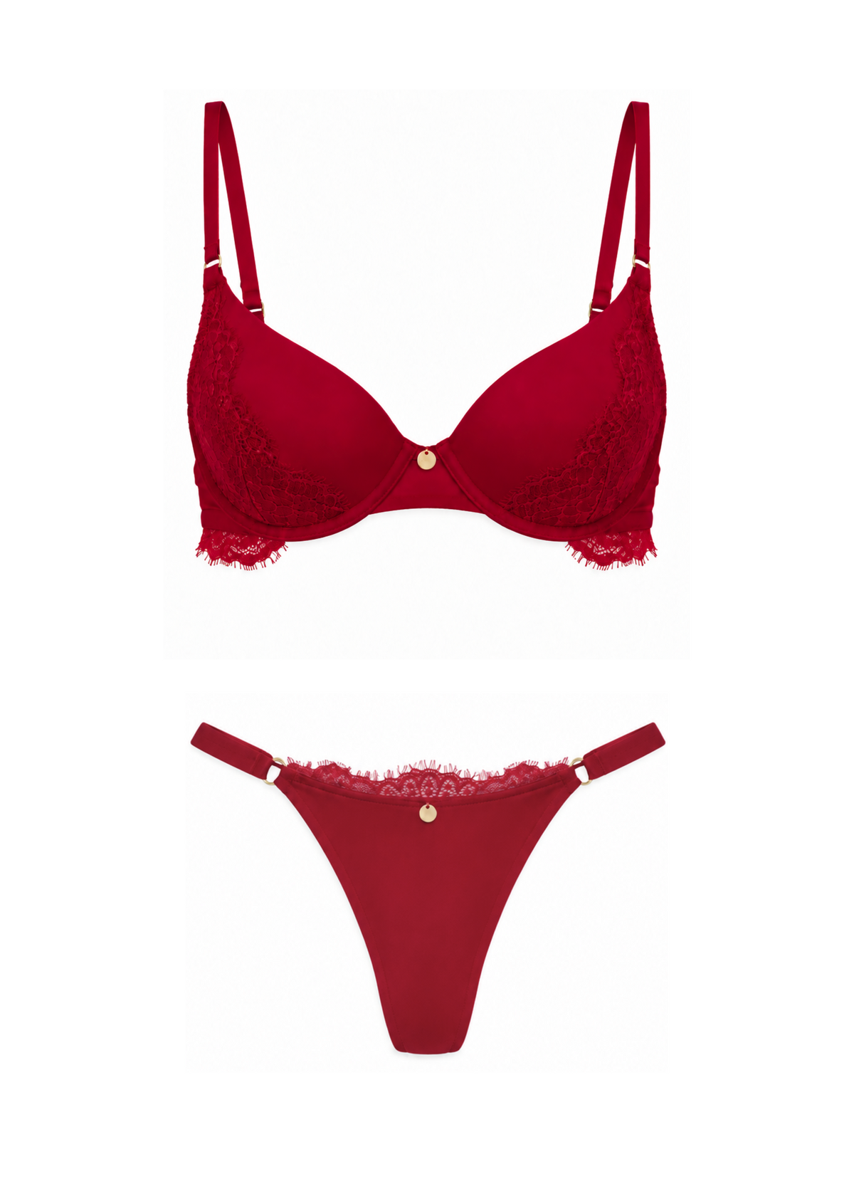 Soft Lace Bra &amp; Thong Danielle